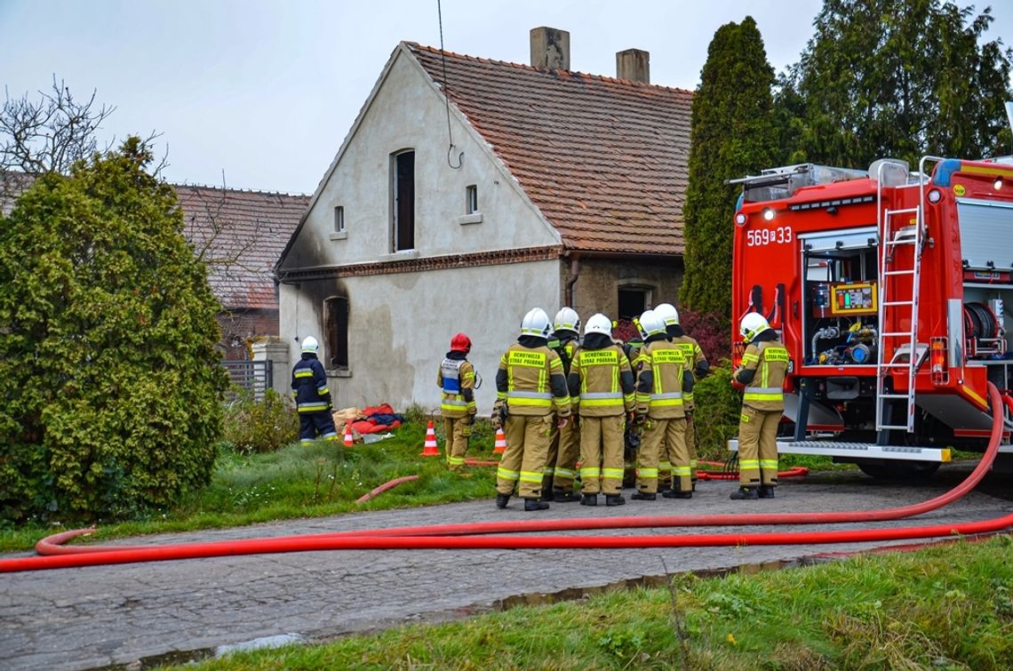 Śmierć w płomieniach. Tragiczny pożar domu w Dobrzycy