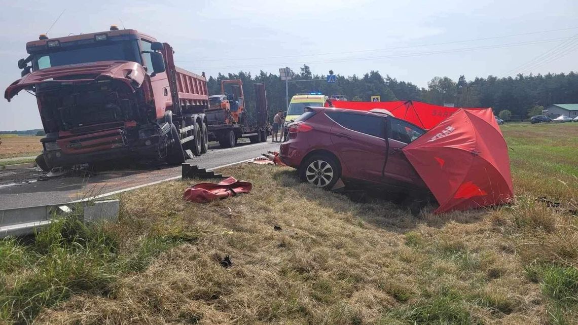 Śmiertelne zderzenie z ciężarówką. Nie żyje mieszkaniec powiatu