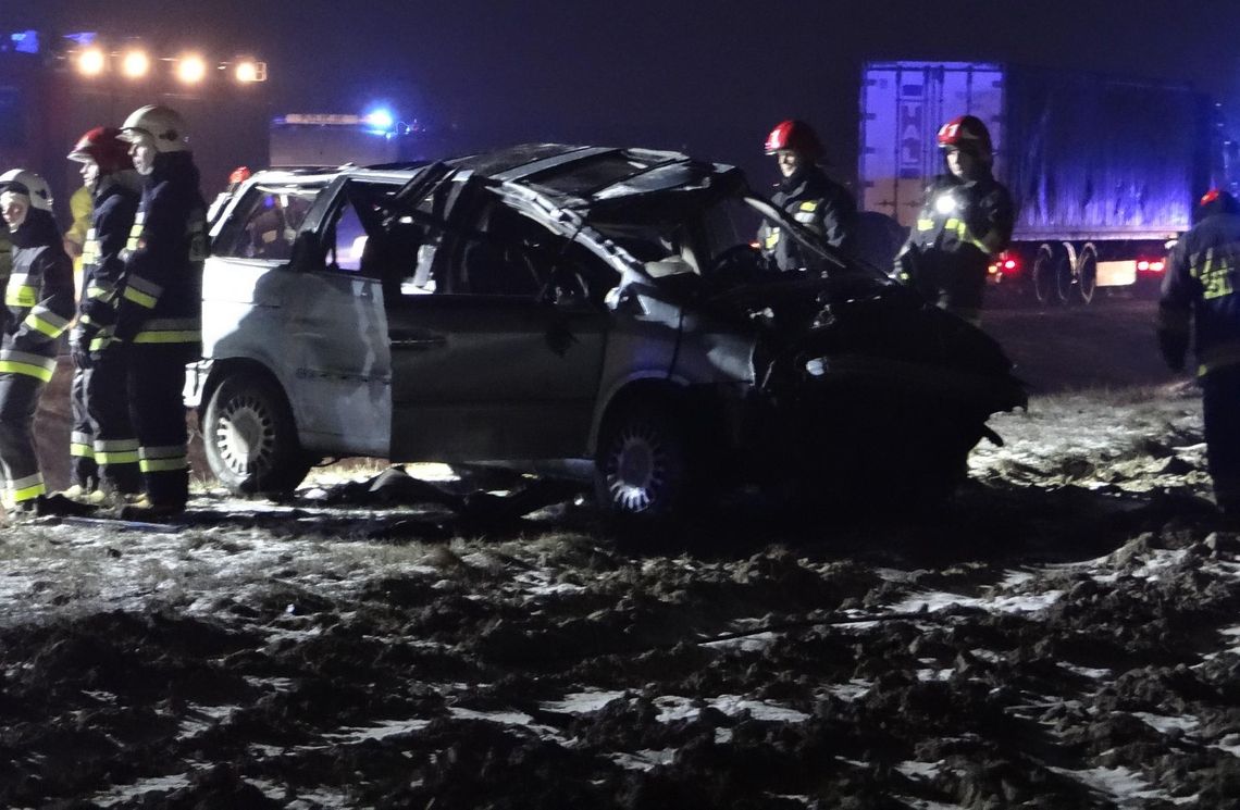 Śmiertelny wypadek na obwodnicy Nowych Skalmierzyc ZDJĘCIA