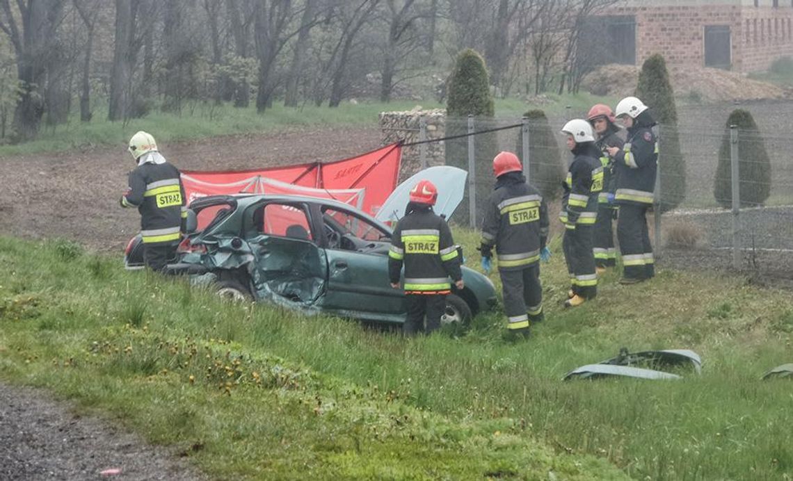 Śmiertelny wypadek na trasie Kalisz – Ostrów ZDJĘCIA