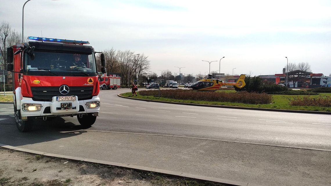 Śmigłowiec LPR wylądował na Rondzie Westerplatte ZDJĘCIA