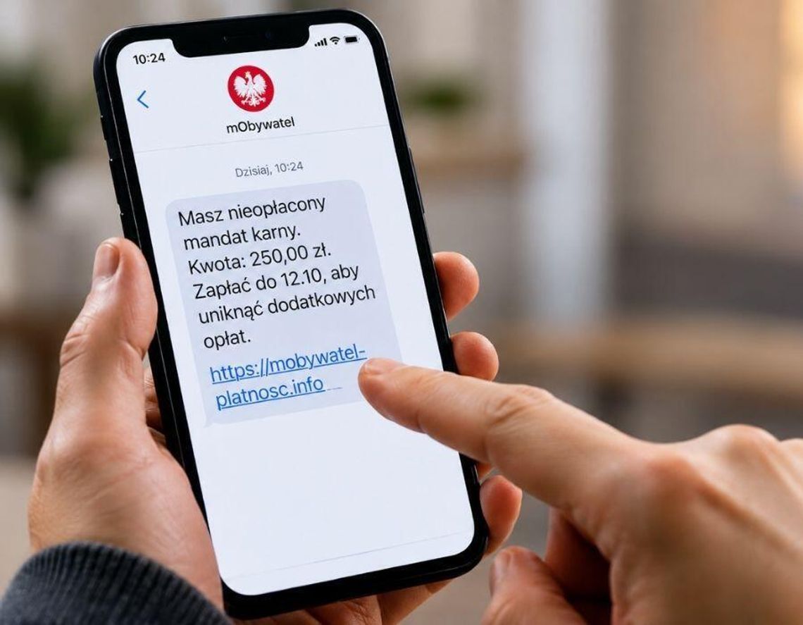 SMS „z mObywatela” o mandacie? Nie klikaj. To oszustwo SMS „z mObywatela” o mandacie? Nie klikaj. To oszustwo