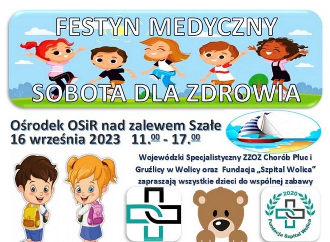 Sobota dla Zdrowia nad zalewem Szłe. Festyn dla całych rodzin!