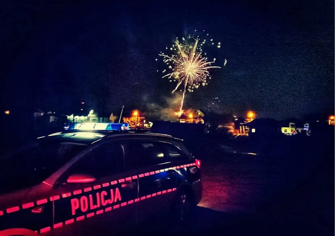 Spalone śmietniki, zderzenie aut. Sylwestrowa noc w Kaliszu Spalone śmietniki, zderzenie aut. Sylwestrowa noc w Kaliszu