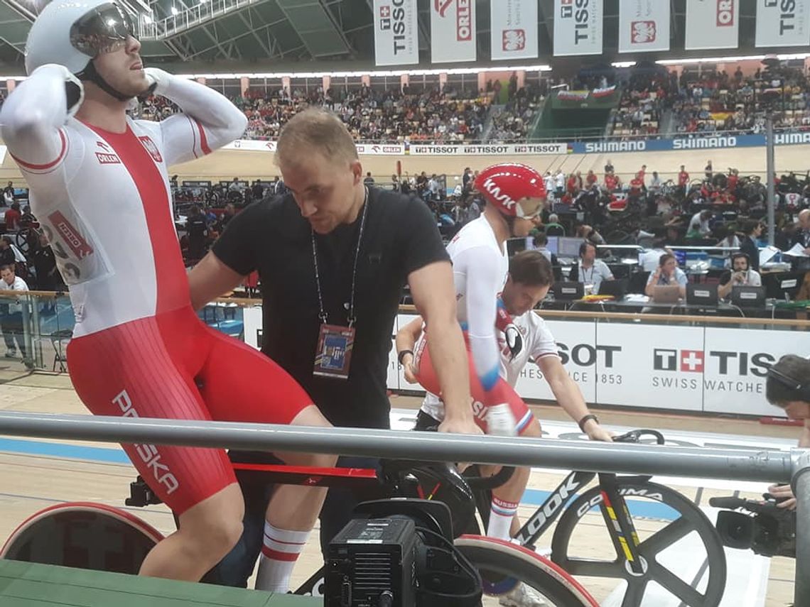 Sprintem po brąz. Podopieczny kaliskiego trenera jedynym polskim medalistą MŚ w kolarstwie torowym!