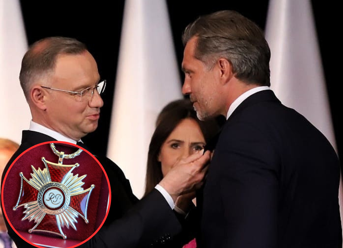 Srebrny Krzyż dla Kinastowskiego. Prezydent odznaczony