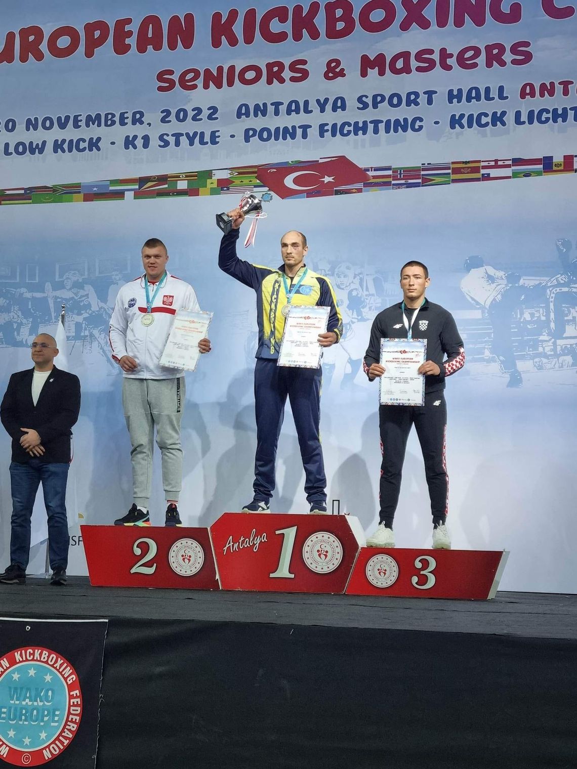 Srebrny Olek! Zawodnik Ziętek Team wicemistrzem Europy w kickboxingu