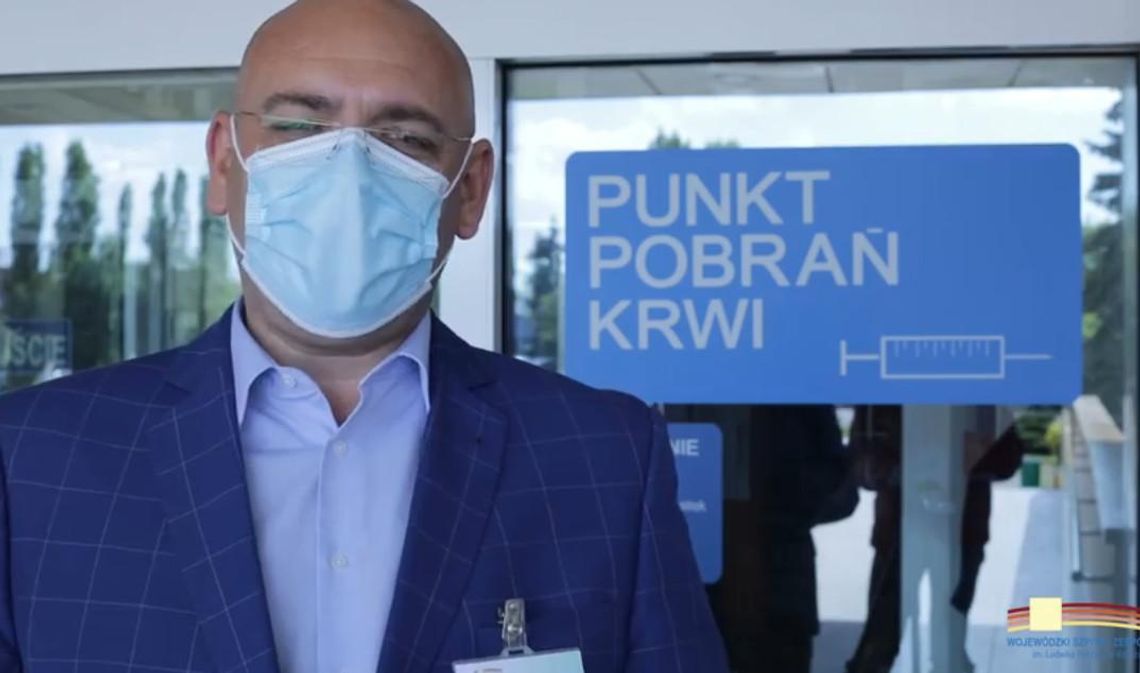 Szpital uruchamia laboratorium i tymczasowy punkt pobrań krwi WIDEO