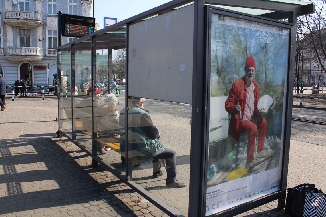 Sztuka na przystankach autobusowych ZDJĘCIA