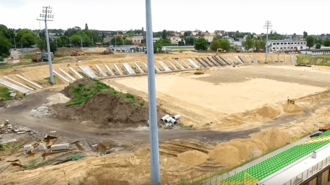 Tak rozbudowują Stadion Miejski FILM