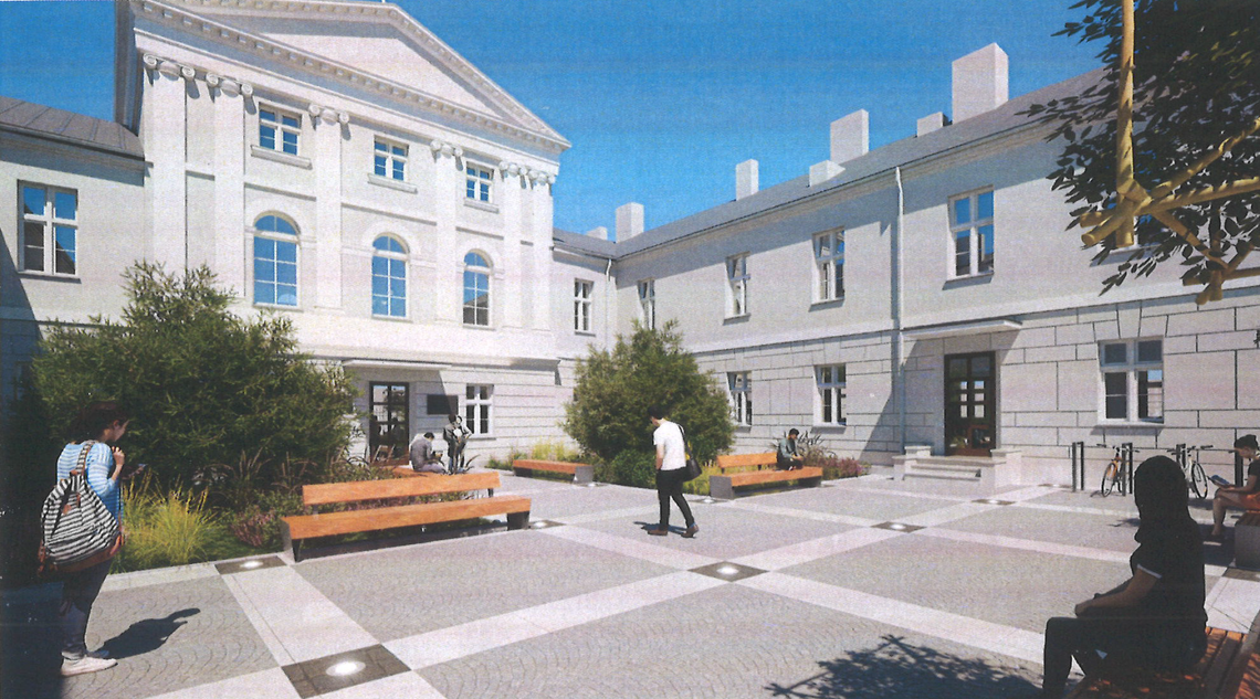 TAK ZMIENI SIĘ zabytkowy dziedziniec w Śródmieściu