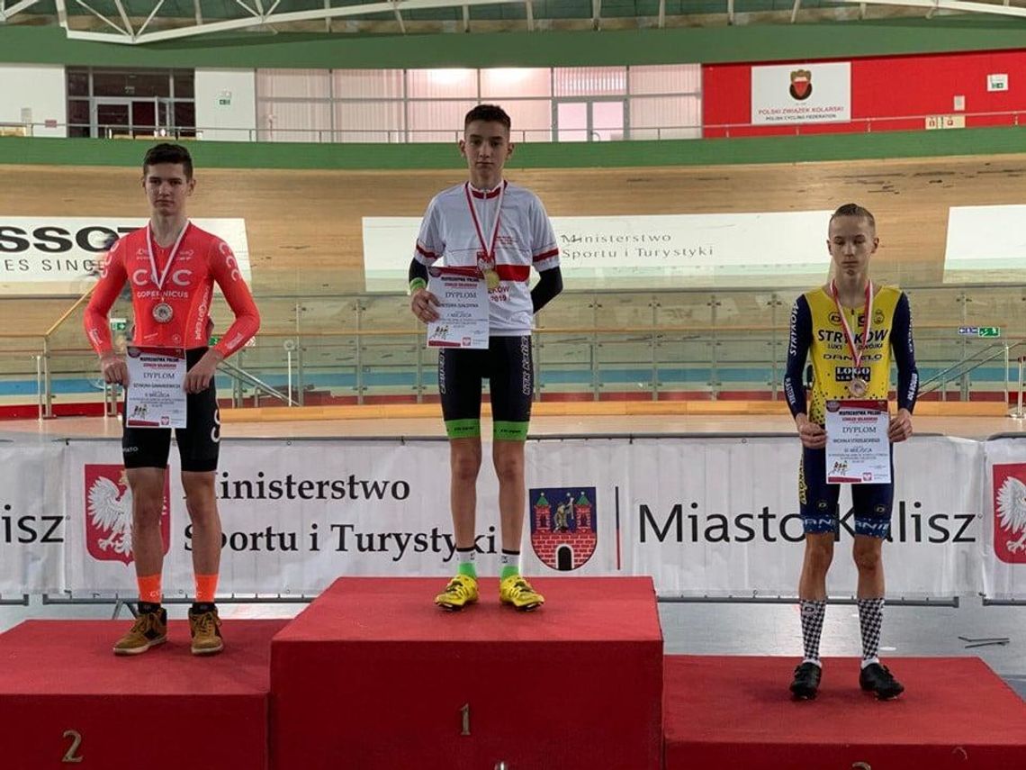 Talenty z kolarskiej szkółki. Kaliszanie z medalami torowych mistrzostw Polski