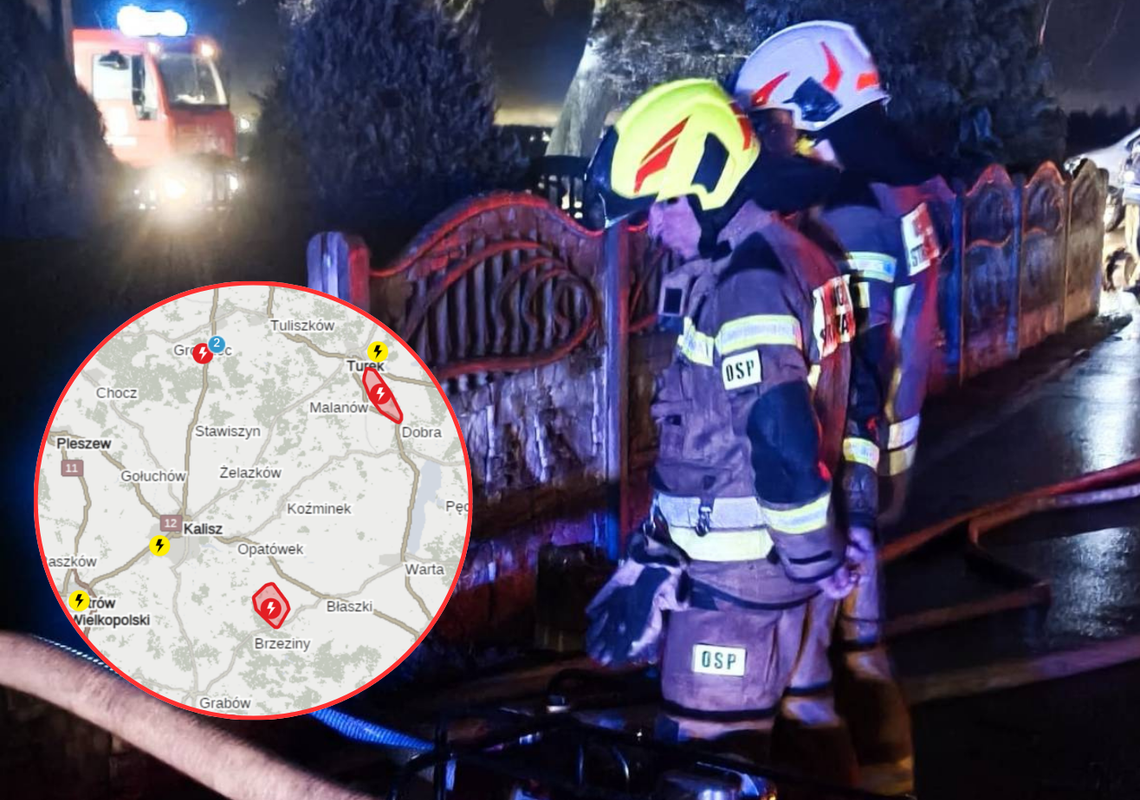 Tam nie ma prądu. Ostrzeżenia IMGW