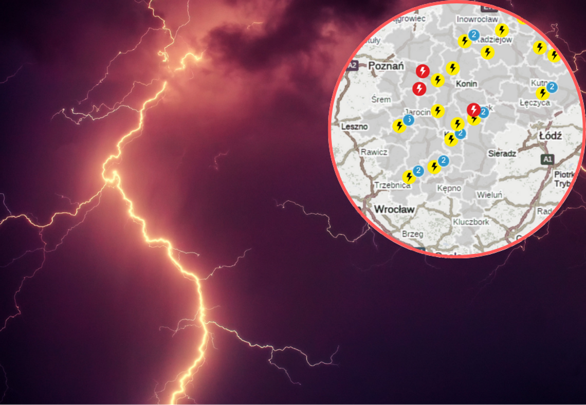 Tam nie mają prądu. Region po nocnych burzach Tam nie mają prądu. Region po nocnych burzach