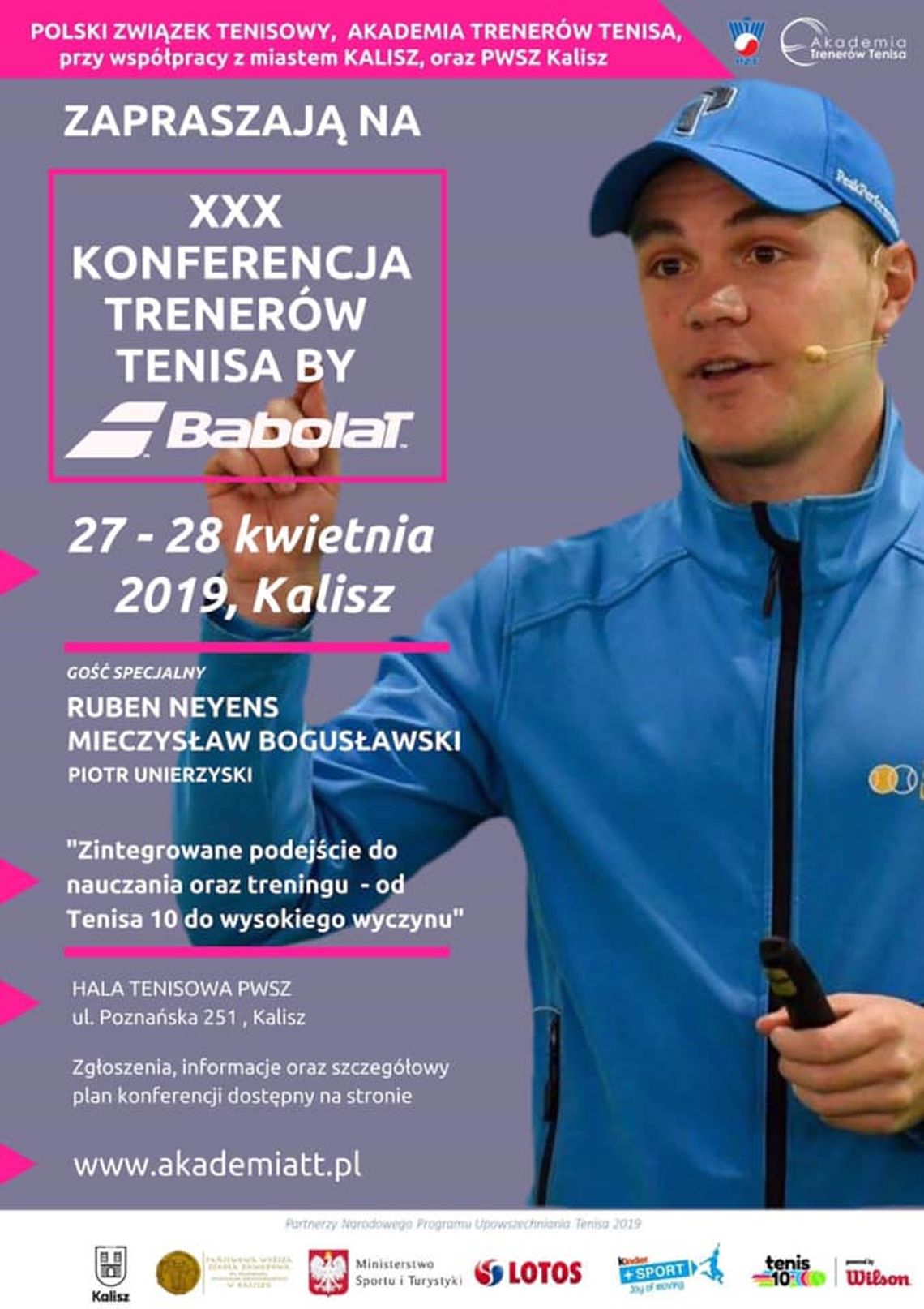 Tenisowa konferencja. Trenerzy z całej Polski przyjadą do Kalisza