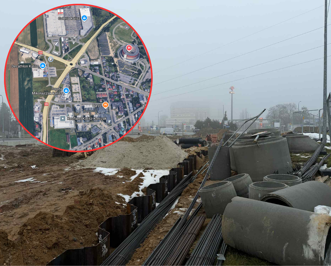 Teren rozkopany. Budują nowy fast food