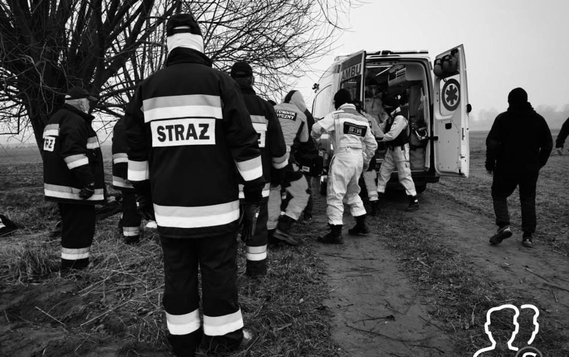 Tragiczny finał akcji ratunkowej w powiecie pleszewskim