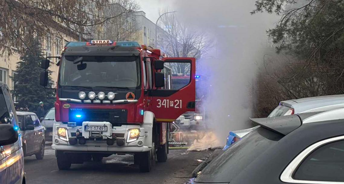 Tragiczny pożar na ul. Ostrowskiej. Nie żyje jedna osoba Tragiczny pożar na ul. Ostrowskiej. Nie żyje jedna osoba