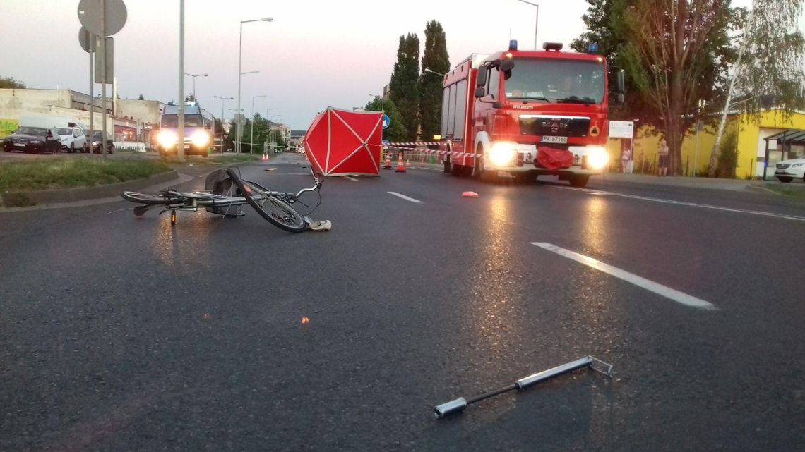 Tragiczny wypadek na ul. Majkowskiej. Nie żyje rowerzysta ZDJĘCIA