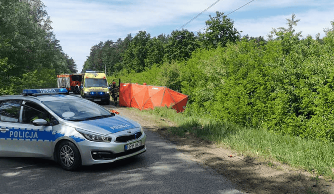 Tragiczny wypadek w lesie. Mężczyzna zginął na miejscu