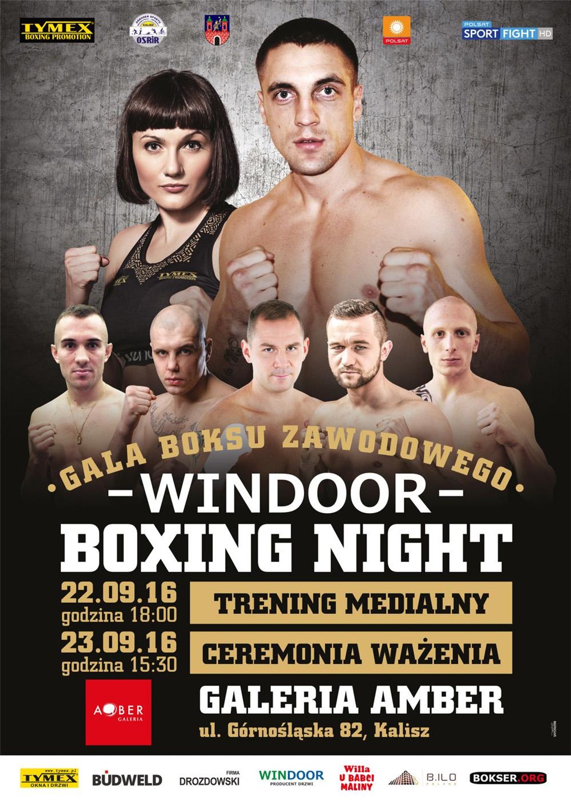 Trening i oficjalne ważenie przed galą Windoor Boxing Night