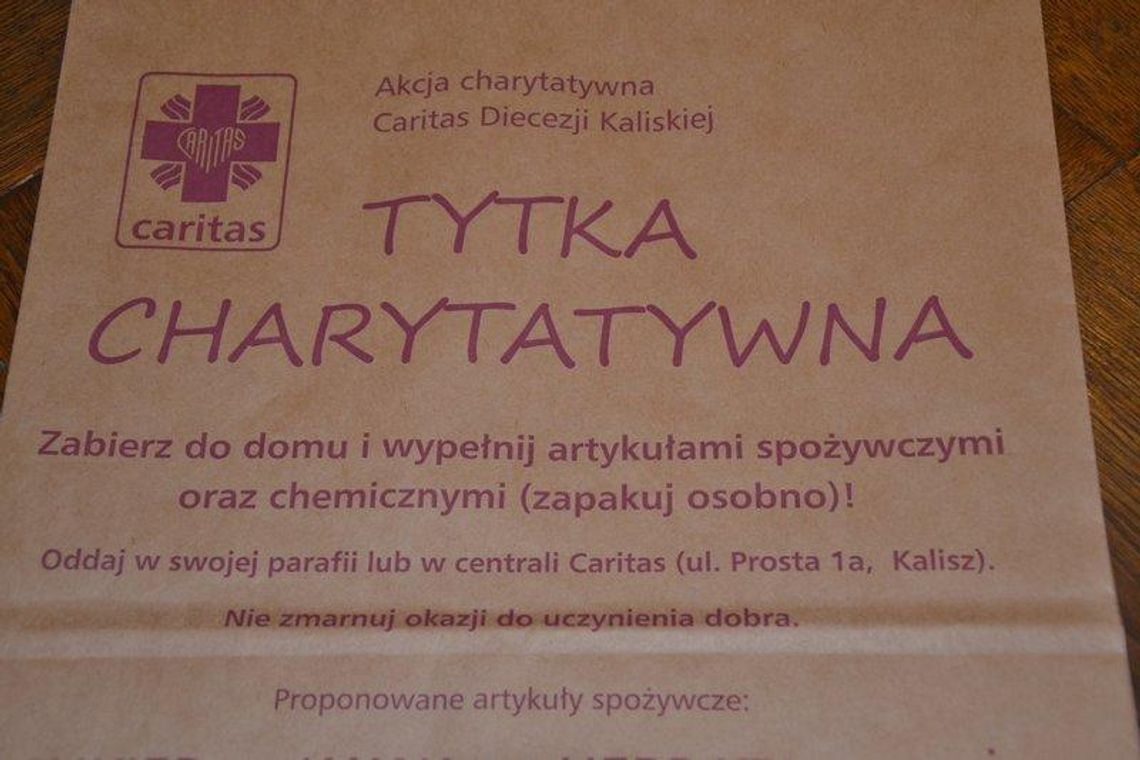 "Tytka charytatywna" Caritas