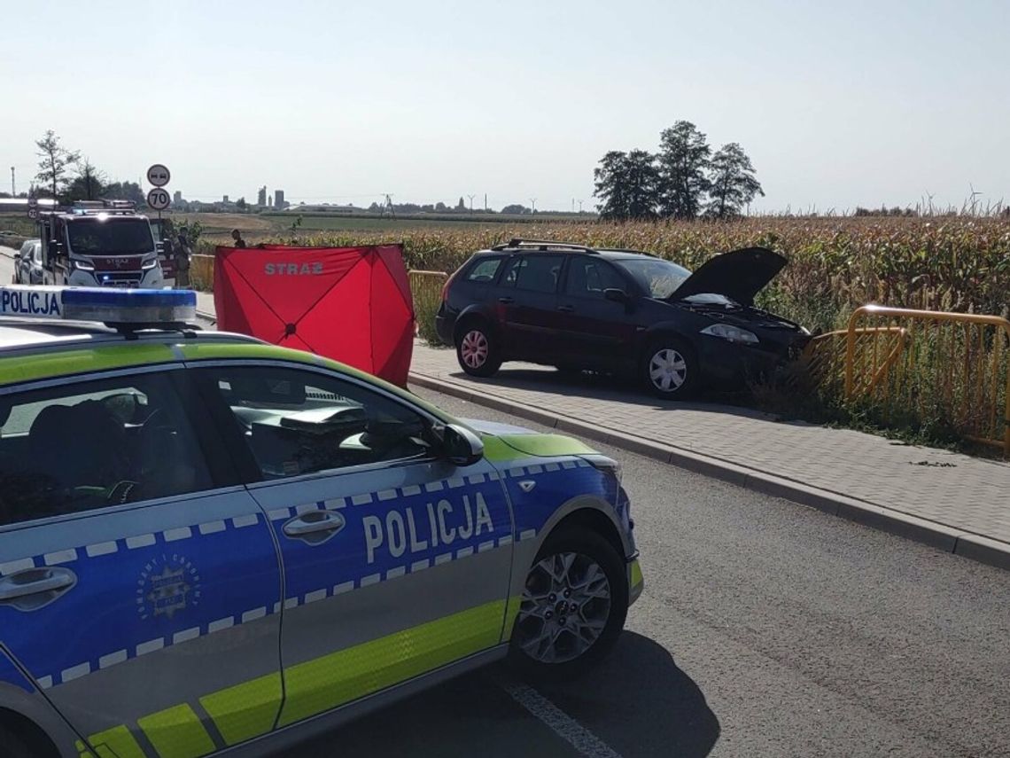 Uderzył w bariery ochronne. Kierowca nie żyje