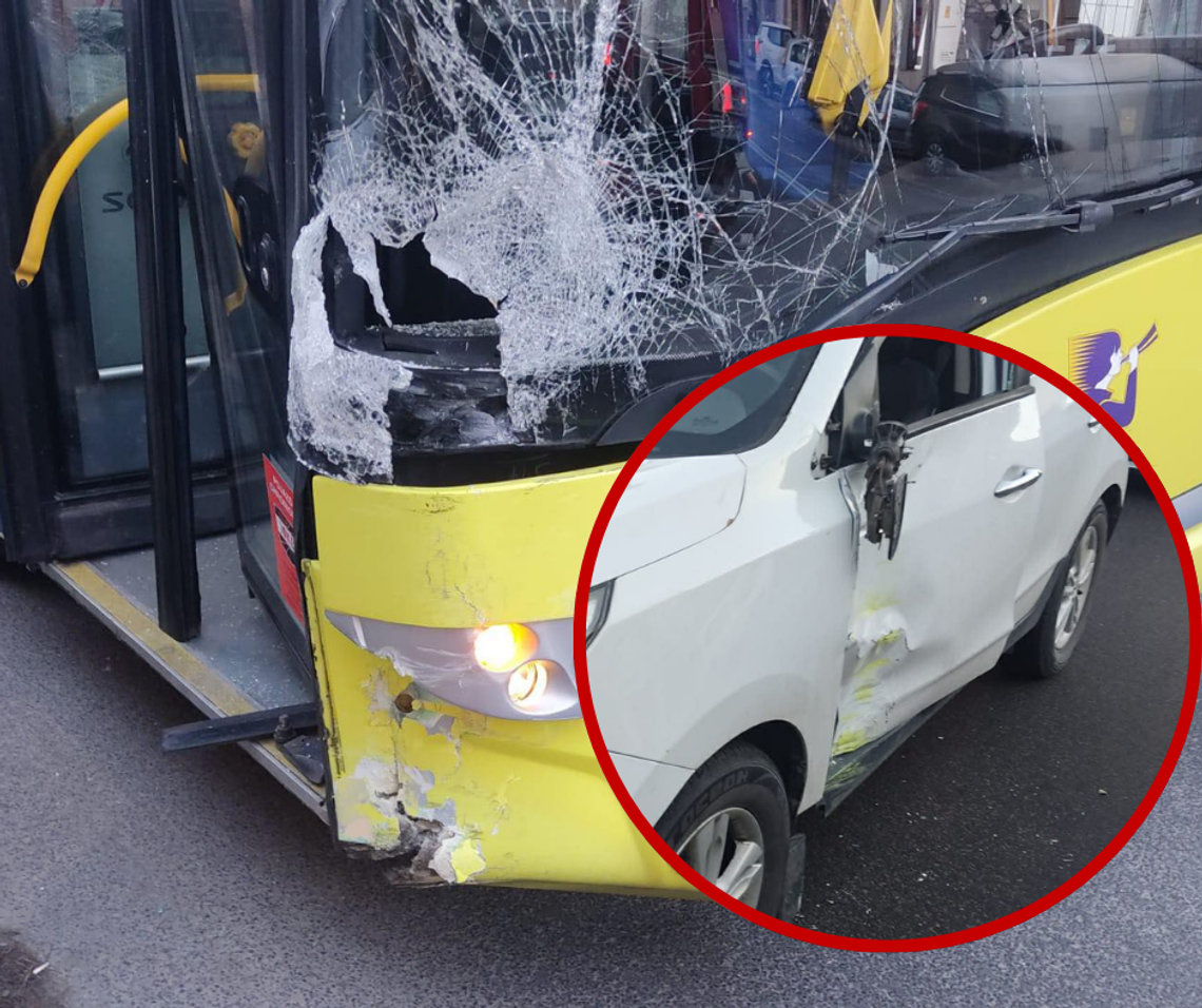 Ul. Górnośląska - KRAKSA z autobusem Ul. Górnośląska - KRAKSA z autobusem