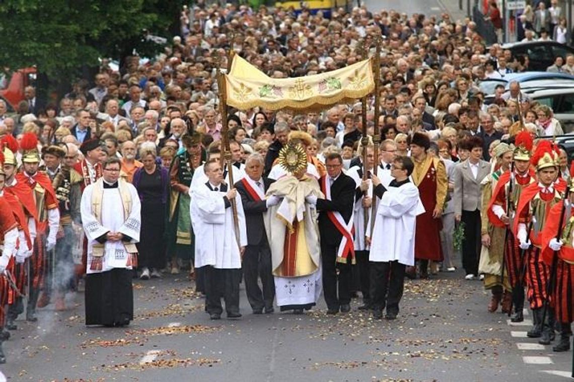 Uroczystości Bożego Ciała - utrudnienia w ruchu