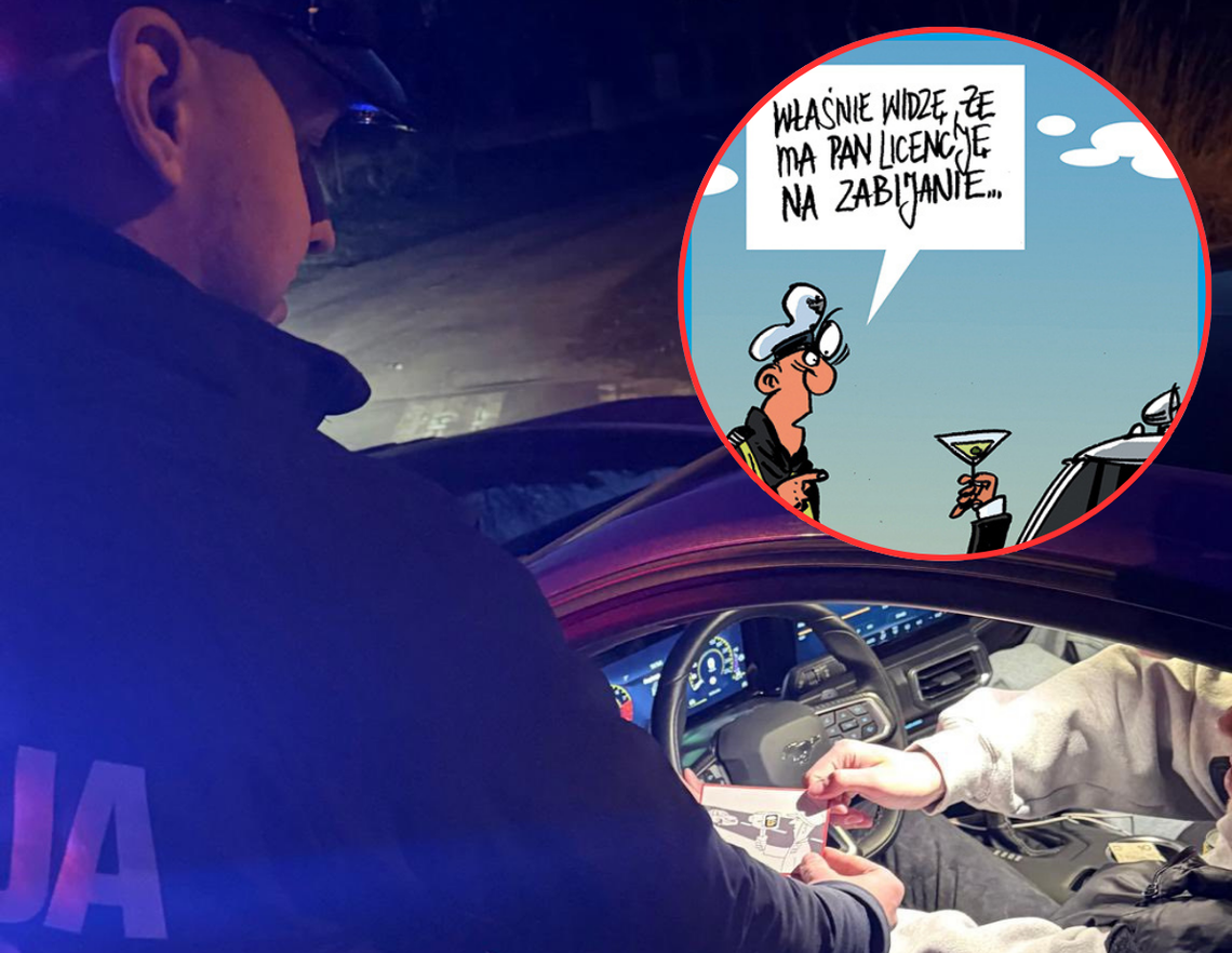 „Uśmiechnij się”. Tu policja „Uśmiechnij się”. Tu policja