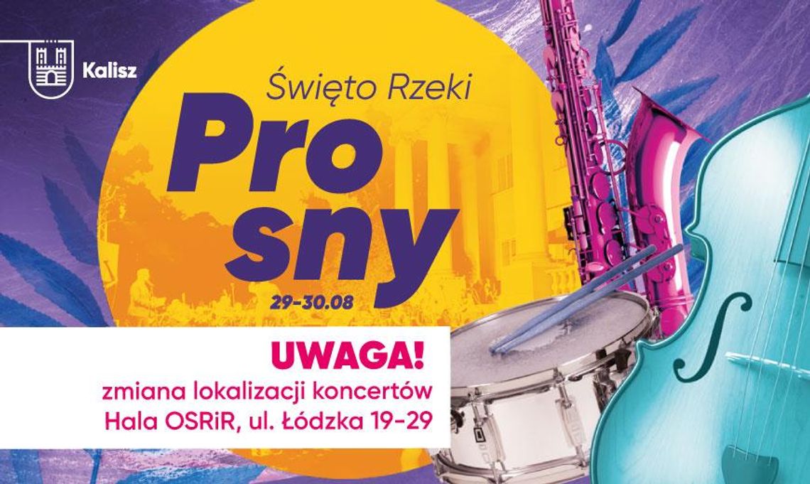 Uwaga! Koncerty przeniesione z rzeki na halę OSRiR