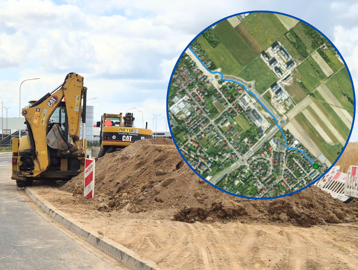 Uzbrajają nowe tereny. Nowe drogi i infrastruktura Uzbrajają nowe tereny. Nowe drogi i infrastruktura