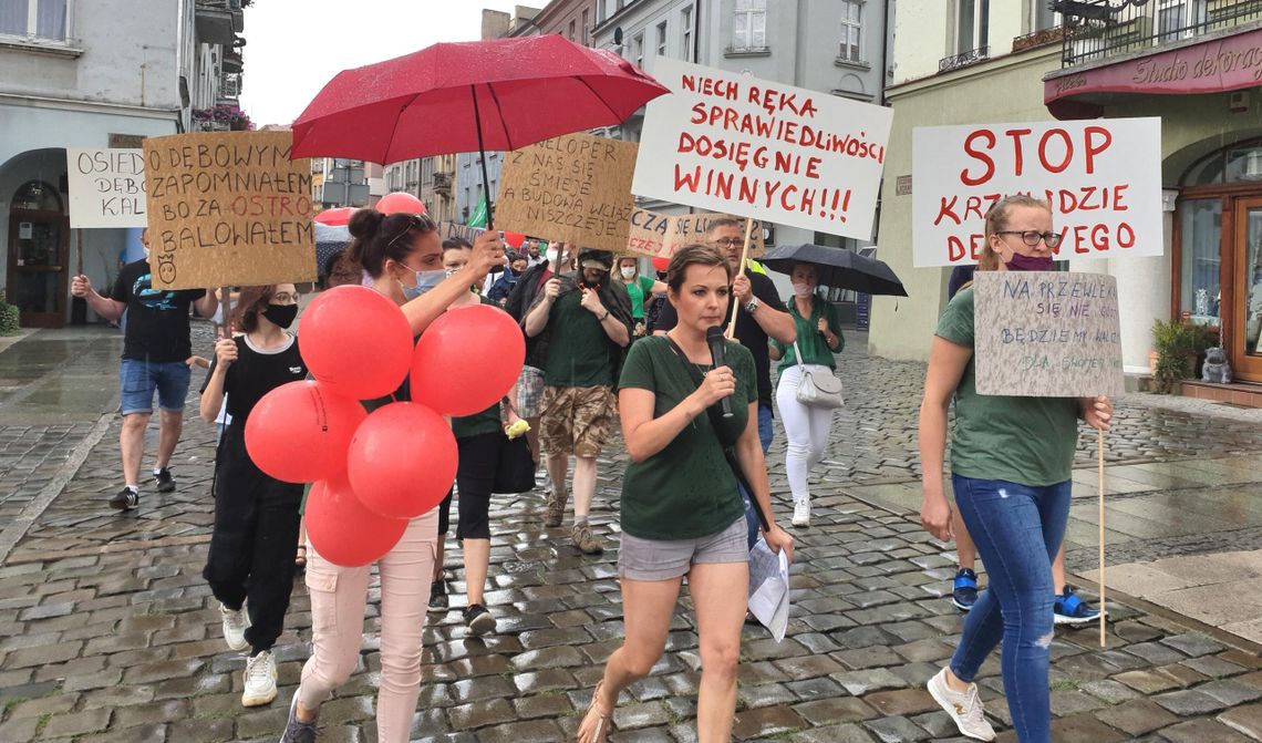 W strugach deszczu Marsz po Sprawiedliwość i odzyskanie własnych mieszkań ZDJĘCIA