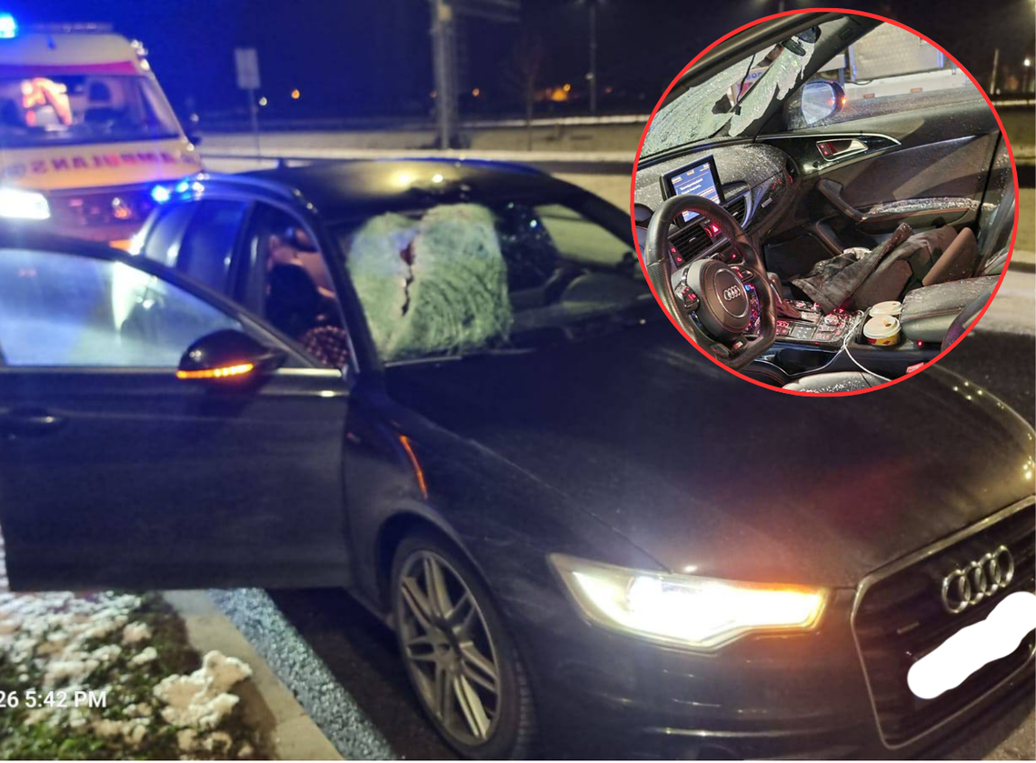 „Walczą o wzrok mojej siostry!” Bryła lodu przebiła szybę auta