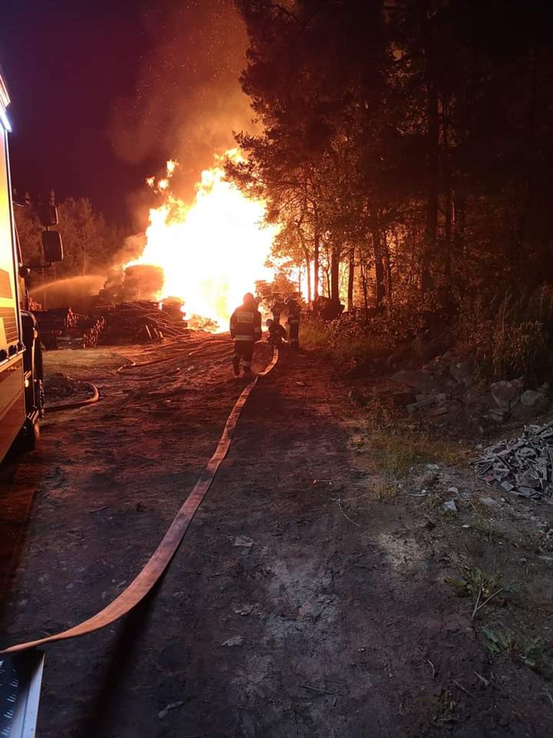 Wielki pożar. Około 20 jednostek w akcji gaśniczej