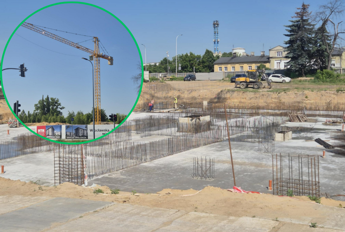 Wielki żuraw przy Wrocławskiej. Kolejny etap inwestycji