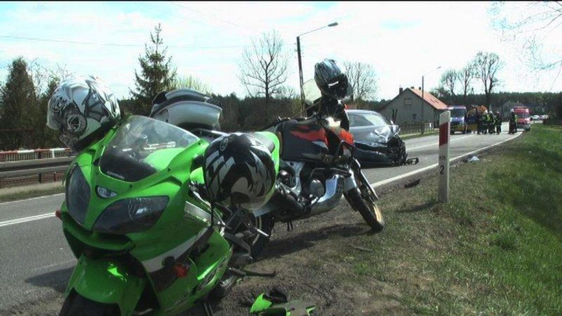 Wjechał w kolumnę motocykli. 7 osób rannych