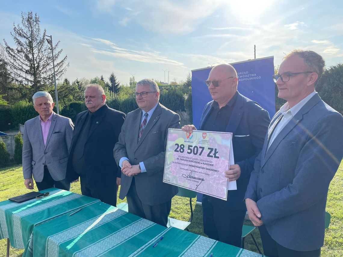 Wsparcie dla działkowców z Kalisza i regionu. Pieniądze już rozdysponowane