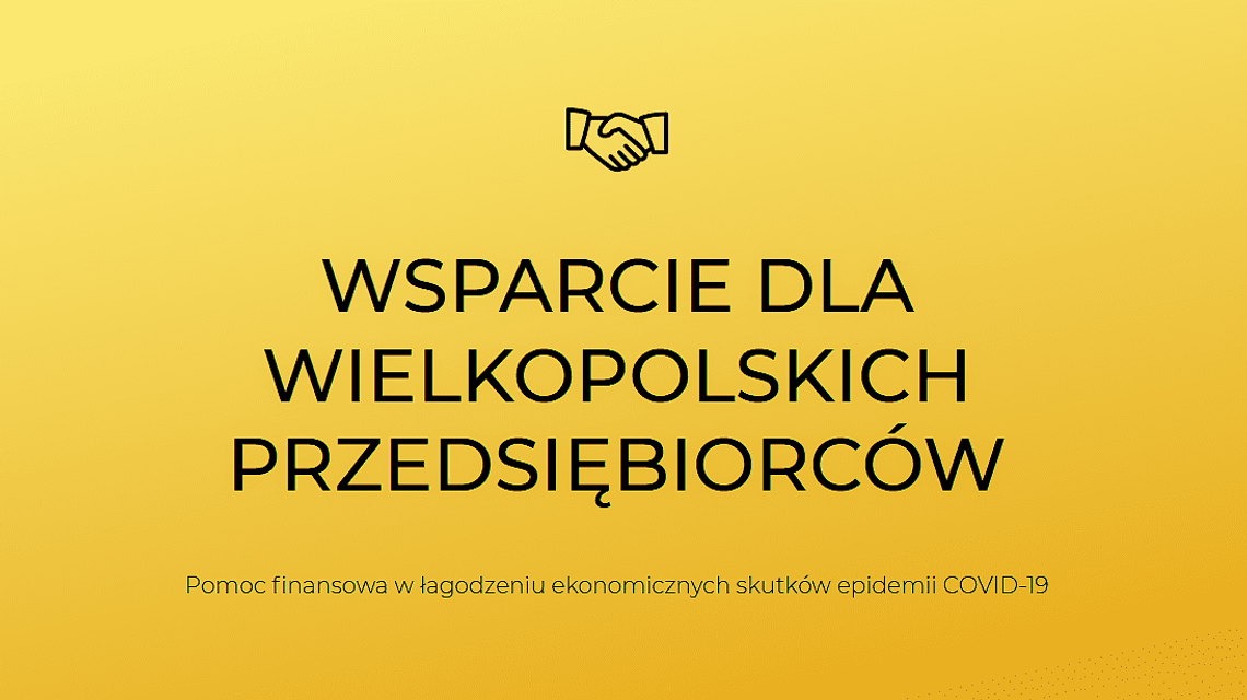 Wsparcie dla wielkopolskich przedsiębiorców