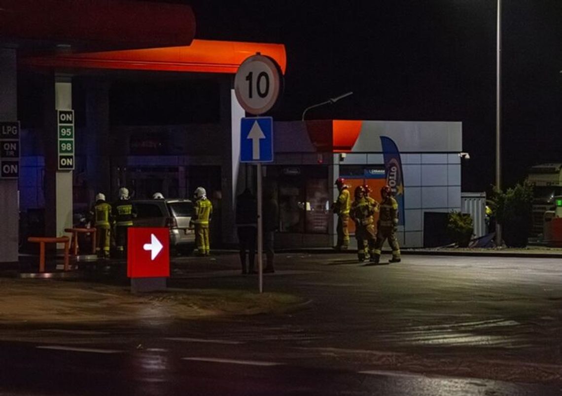 Wyciek gazu na stacji. Ewakuacja mieszkańców