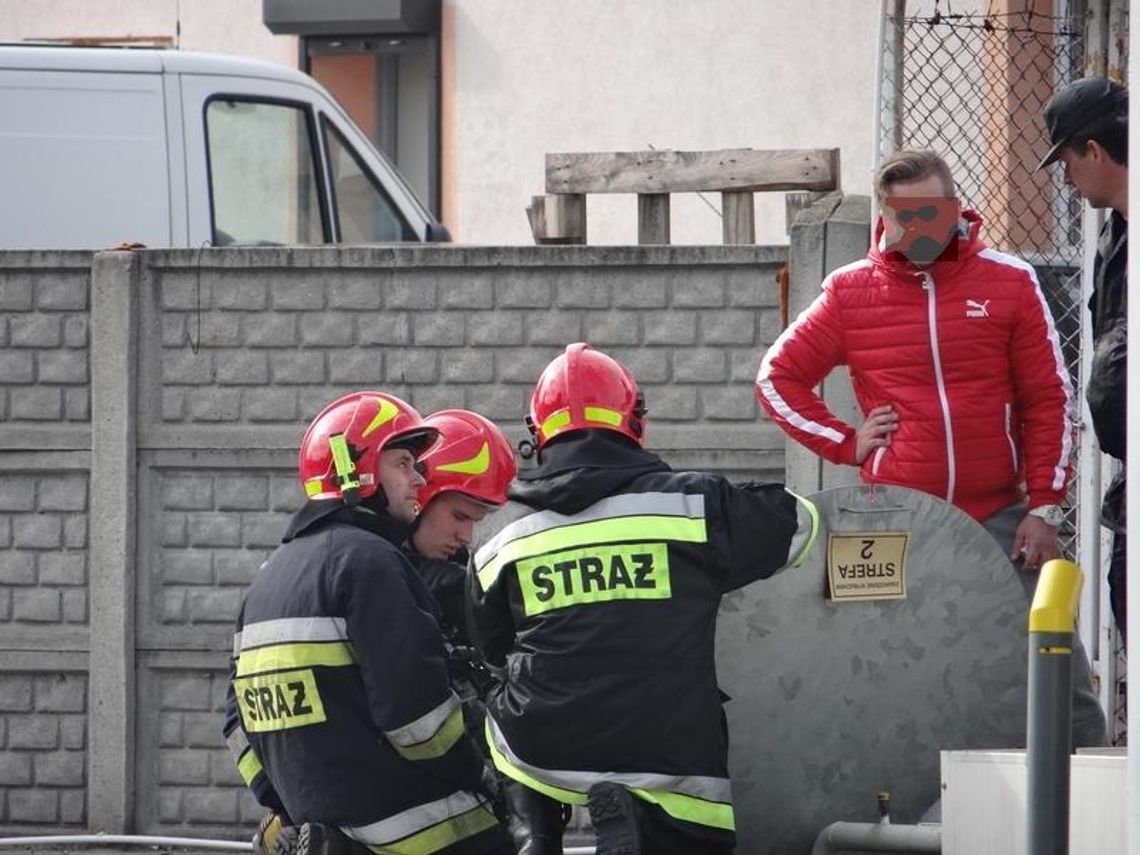 Wyciek gazu na stacji LPG ZDJĘCIA