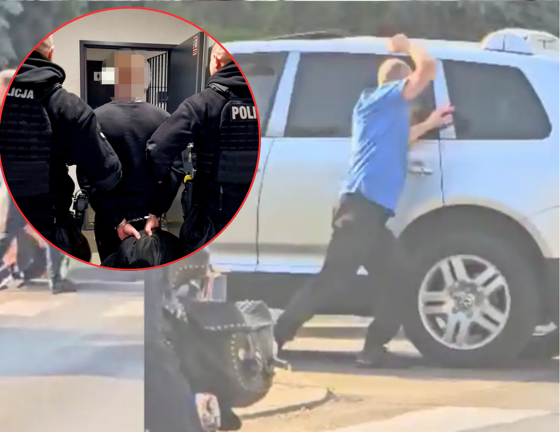 „Wyjął przedmiot przypominający broń”. Taksówkarz ruszył za nim