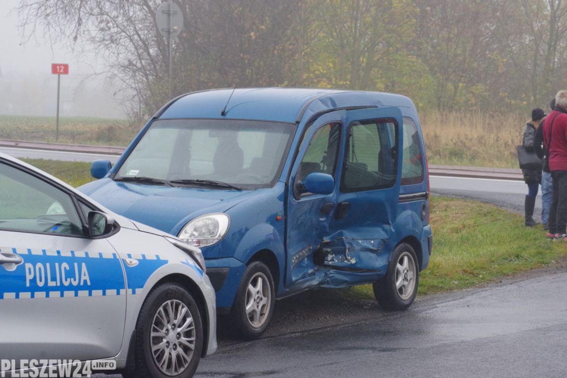 Wymusił pierwszeństwo. Zderzenie na krajowej ,,12''