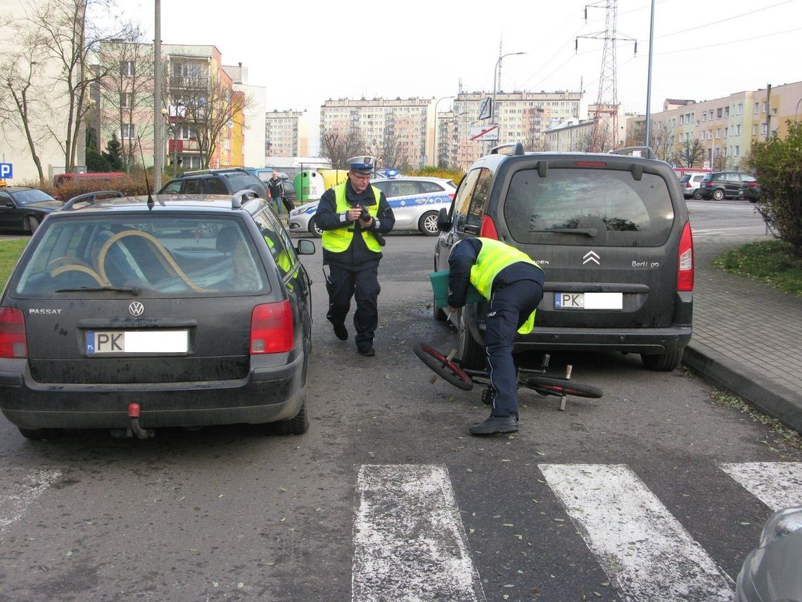 Wypadek na Dobrzecu. Dziecko potrącone przez samochód ZDJĘCIA