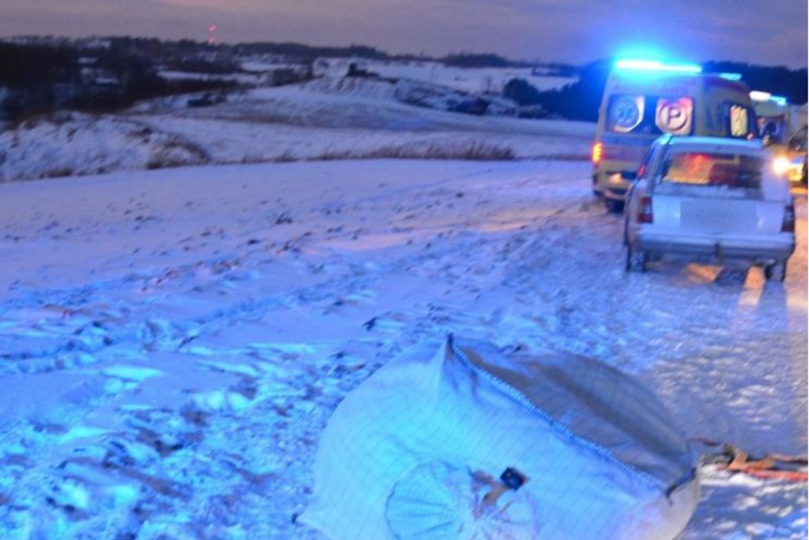 Wypadek na kuligu. „Ciężki uszczerbek na zdrowiu”