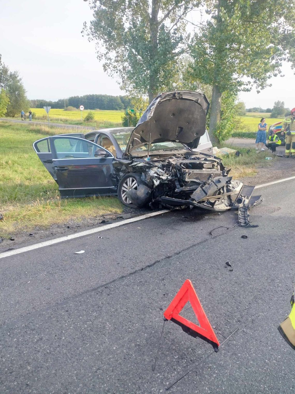 Wypadek na trasie Kalisz- Konin. 4 osoby ranne