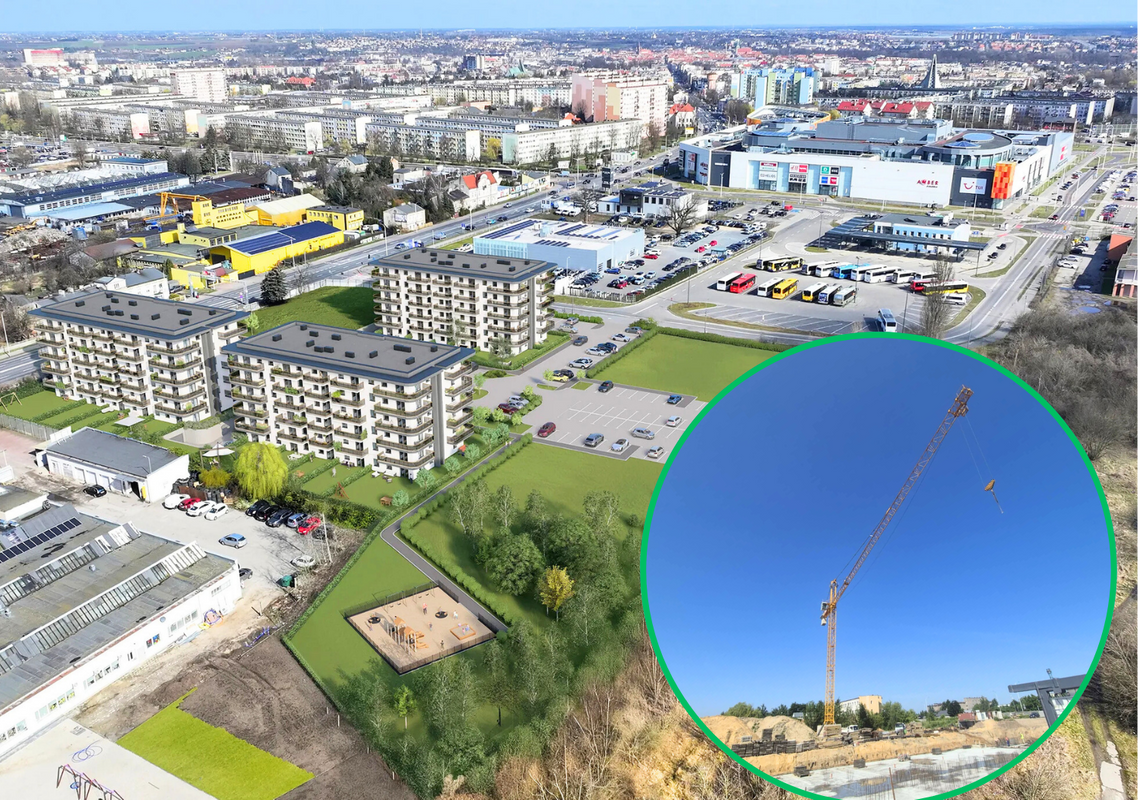 Wypełnia pustą przestrzeń. Powstaje nowe osiedle