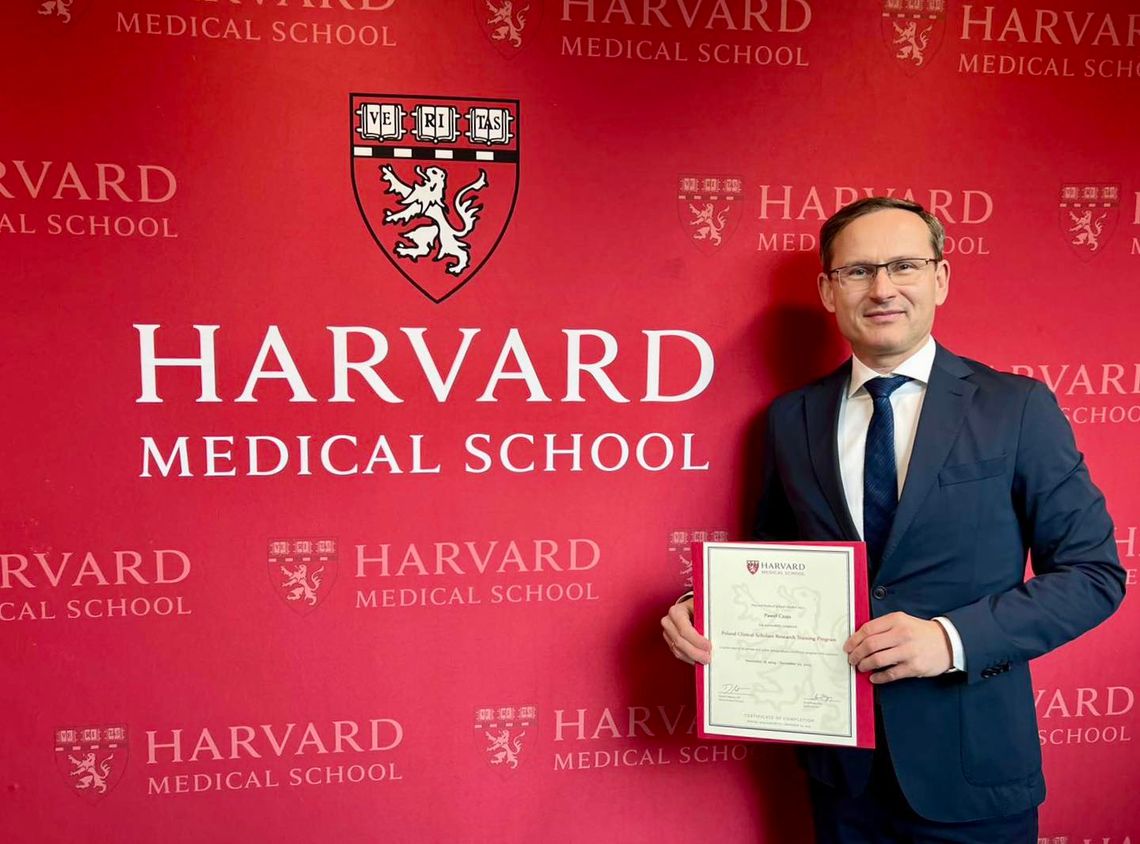 Z dyplomem HARVARDU! Sukces kaliskiego lekarza Z dyplomem HARVARDU! Sukces kaliskiego lekarza