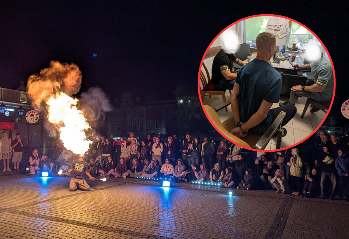 Zagraniczny artysta na rynku z koncertem. Okradli go