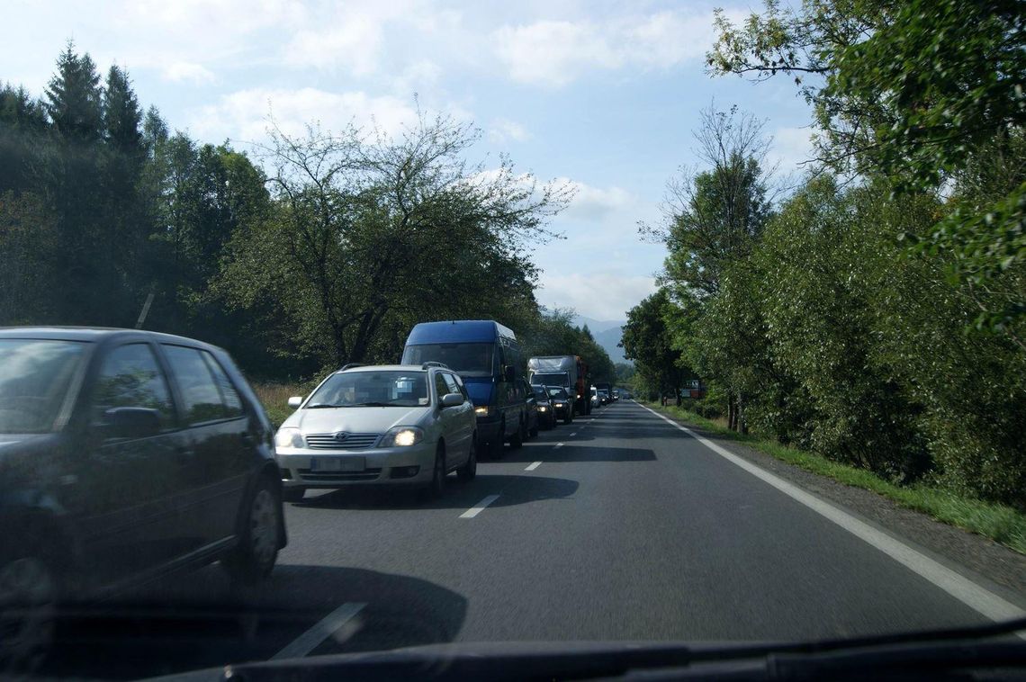 Zakorkowana trasa na Ostrów Wielkopolski